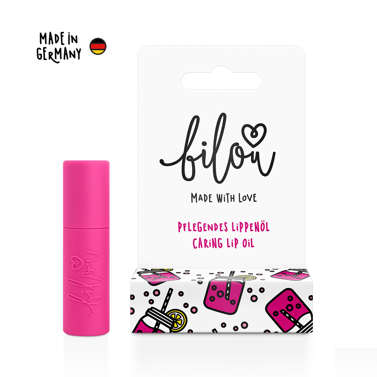 德国bilou润唇蜜原装进口可以唇膏 bilou个护海外润唇啫喱