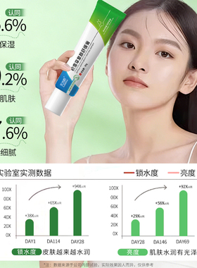 芙诗婷积雪草复颜舒缓膏苷霜软膏保湿补水面霜正品官方旗舰店