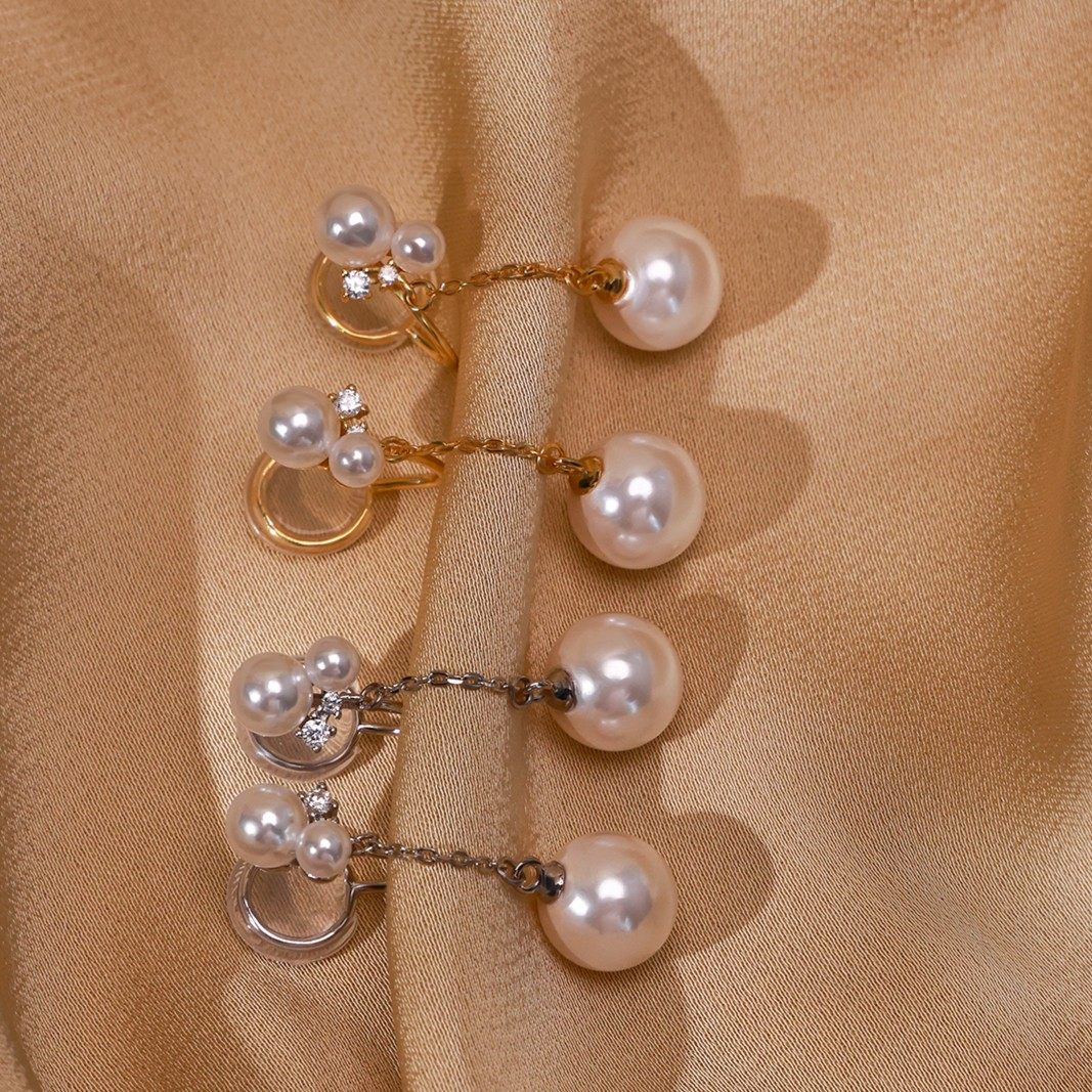 925银珠珠链式耳夹复古简约insins,淘宝优惠券,粉丝福利购,淘宝优惠卷