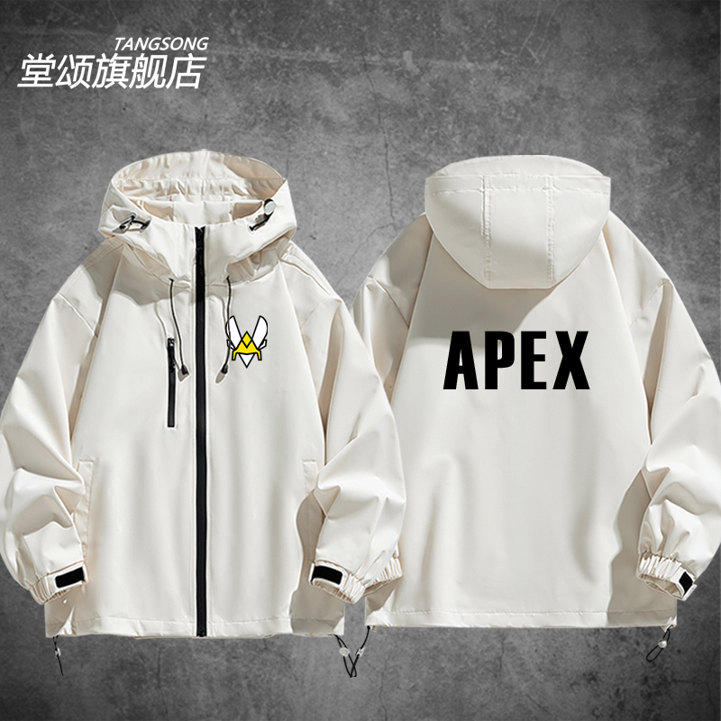 vitality战队队服zywoo小蜜蜂同款比赛服冲锋衣外套男女夹克衣服 - 图0