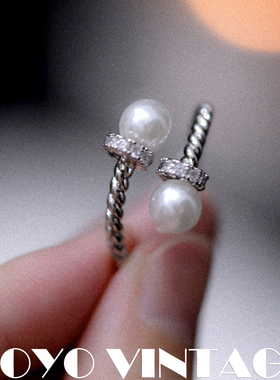 复古风轻奢百搭意大利手工戒指