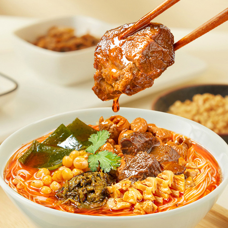 老开元绵阳米粉四川牛肉肥肠香菇鸡肉麻辣细米线红油笋子过桥米线,淘宝优惠券,粉丝福利购,淘宝优惠卷