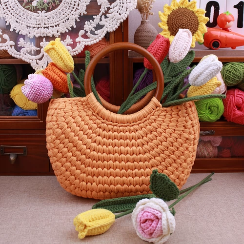 Плетеный красочный крючок для вязания ручной работы, набор материалов для матери, DIY, подарок на день рождения