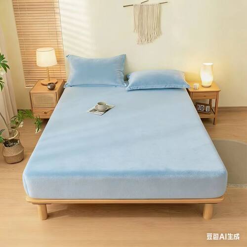 A超柔床笠单件水洗床罩席梦思床垫保护罩防尘罩单品床笠XW - 图3