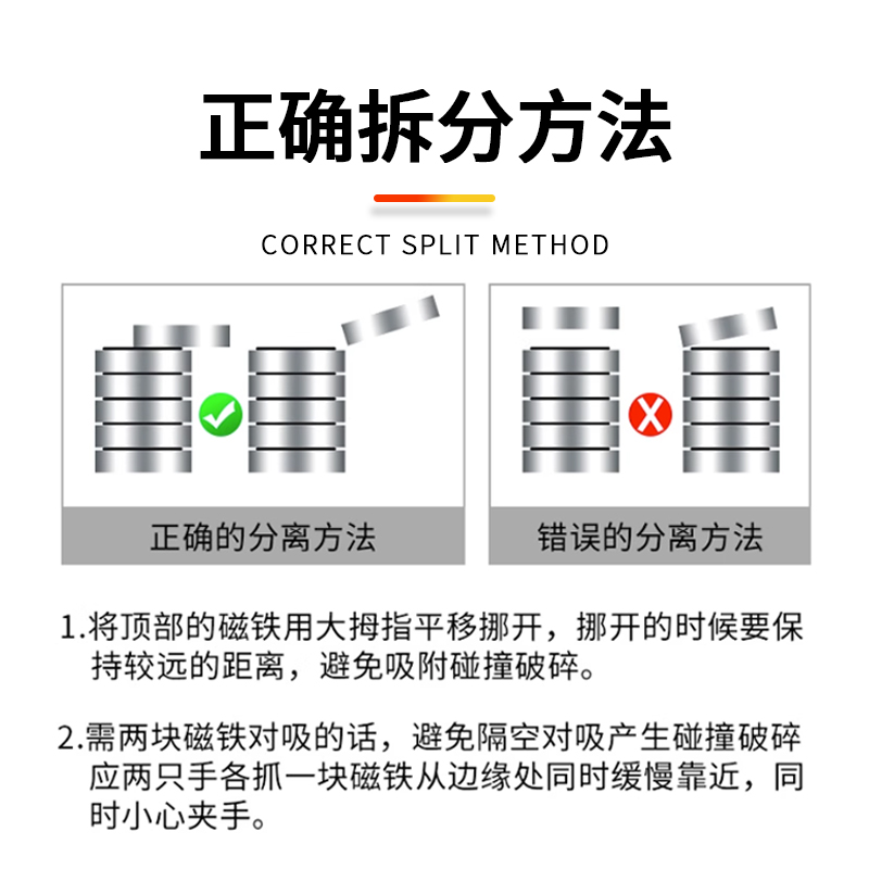 圆形强力磁铁贴片超强吸力高强度铷小磁石磁钢冰箱贴固定器吸铁-图2