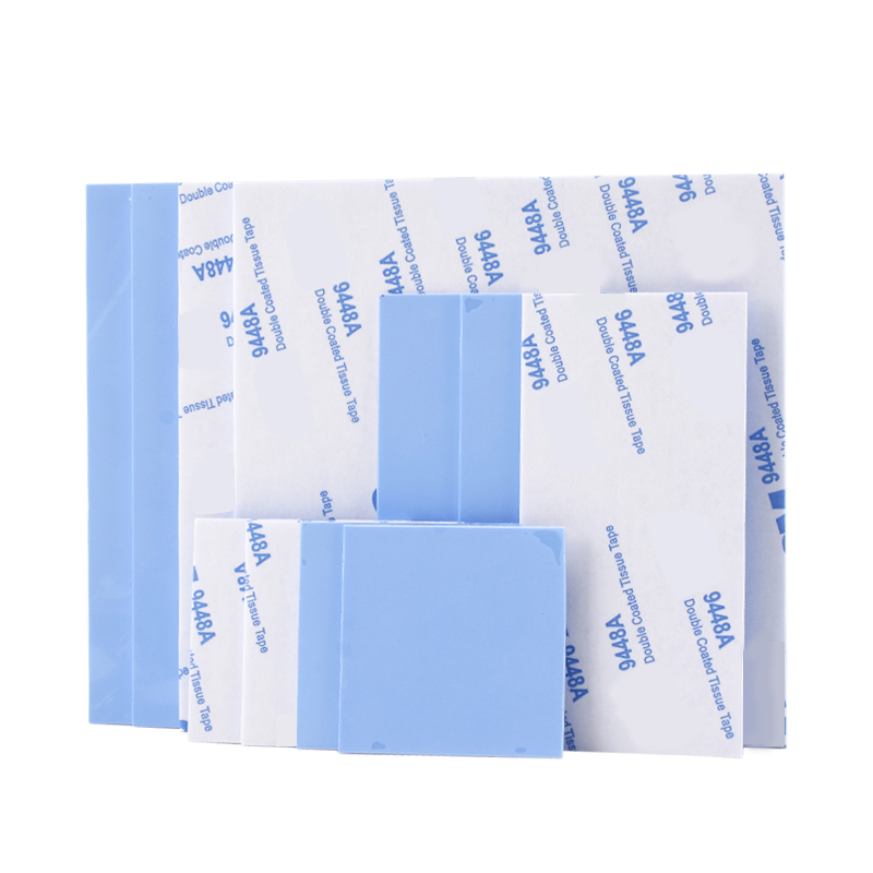 导热垫硅胶片带胶硅脂CPU显卡存散热笔记本显卡南北桥降热用贴片 - 图2