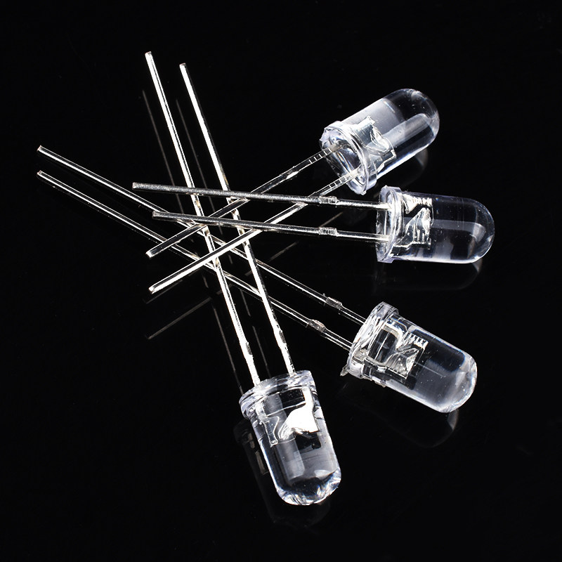 3mm 5mm发光二极管 F3F5 LED灯珠白发白/红绿蓝黄紫粉/色(50只)_虎窝淘