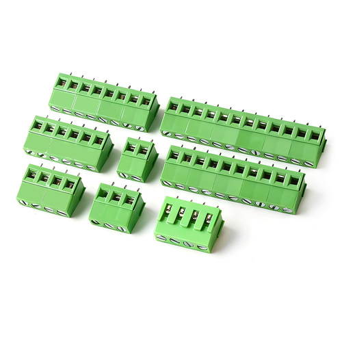 5.0/5.08mm接线端子KF128-2/3/4/5/6/8/10/11-12P螺钉式L/V接线柱 - 图0