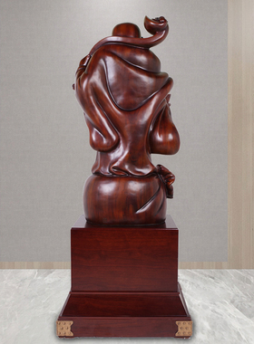 落地招财别墅大堂弥勒佛摆设