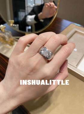 26s新款三色水钻戒指女