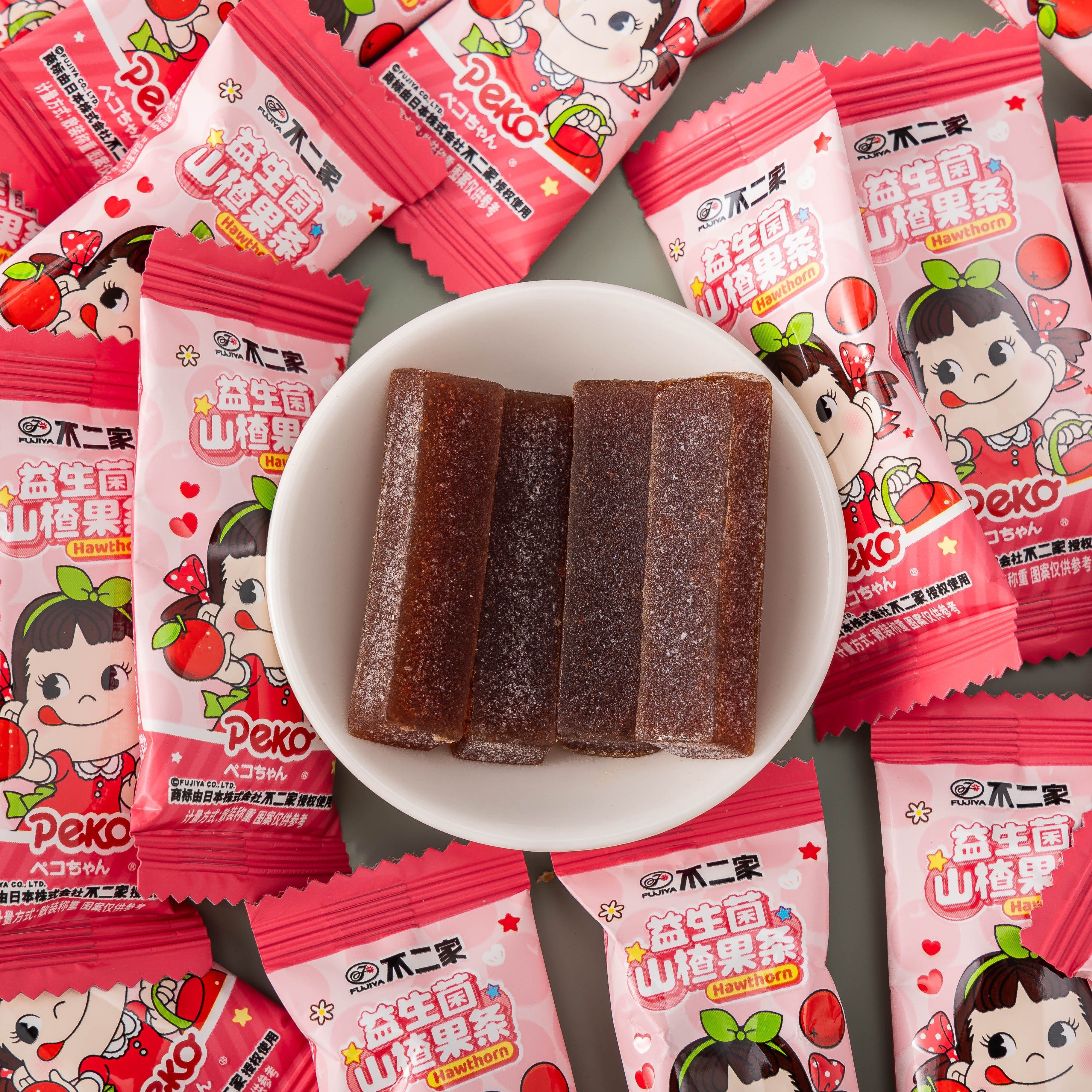 不二家益生菌山楂果条结婚婚庆喜糖婚宴招待糖果生日满月伴手零食,淘宝优惠券,粉丝福利购,淘宝优惠卷