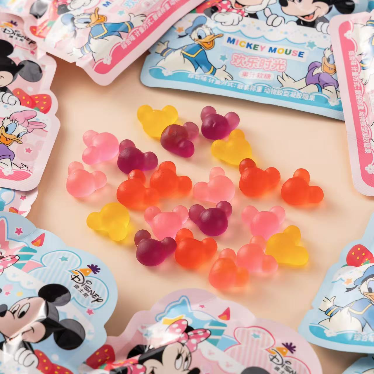 迪士尼欢乐时光综合味果汁软糖宝宝满月生日伴手喜糖果儿童小零食 - 图3