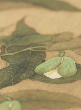 半庭中式实木茶室水墨花卉装饰画