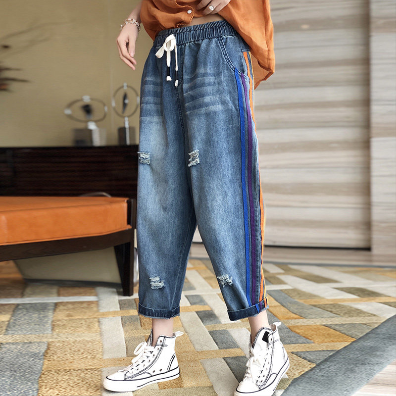 橘色蕾丝棉麻薄款七分袖设计感衬衫 秋寸衬衫