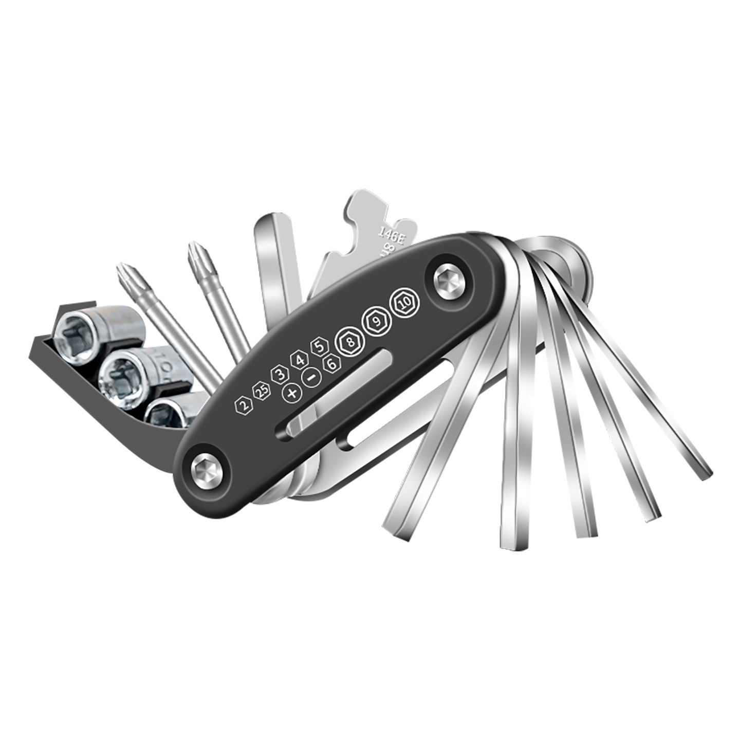 自行车维修工具内六角螺丝刀套气筒扳手多功能补胎工具山地车配件,淘宝优惠券,粉丝福利购,淘宝优惠卷