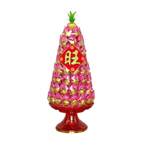 莲花糖塔拜佛供奉闽南广东手工七彩酥糖摆件拜拜观音敬佛贡品糖塔 - 图3