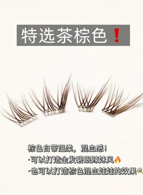 znk美妆自然灵动森系精灵假睫毛