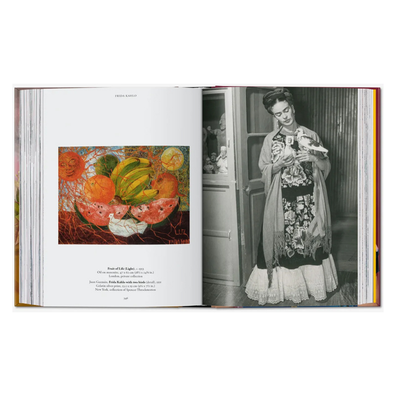 【现货】TASCHEN弗里达·卡罗 【40th Anniversary Edition】Frida Kahlo 原版英文艺术画册画集 - 图3