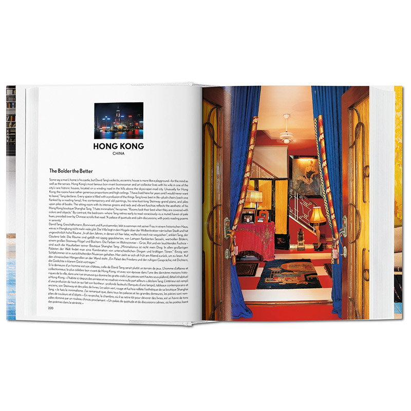 【现货】TASCHEN 100例世界室内设计100 INTERIORS AROUND THE WORLD.空间装饰设计画册塔森艺术类专业图书馆精装进口英文原版书籍 - 图3