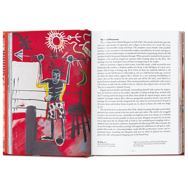 现货TASCHEN Basquiat塔森40周年精装版让·米歇尔·巴斯奎特美国现当代新艺术涂鸦艺术家画册作品画集进口原版正版图书书籍 - 图0