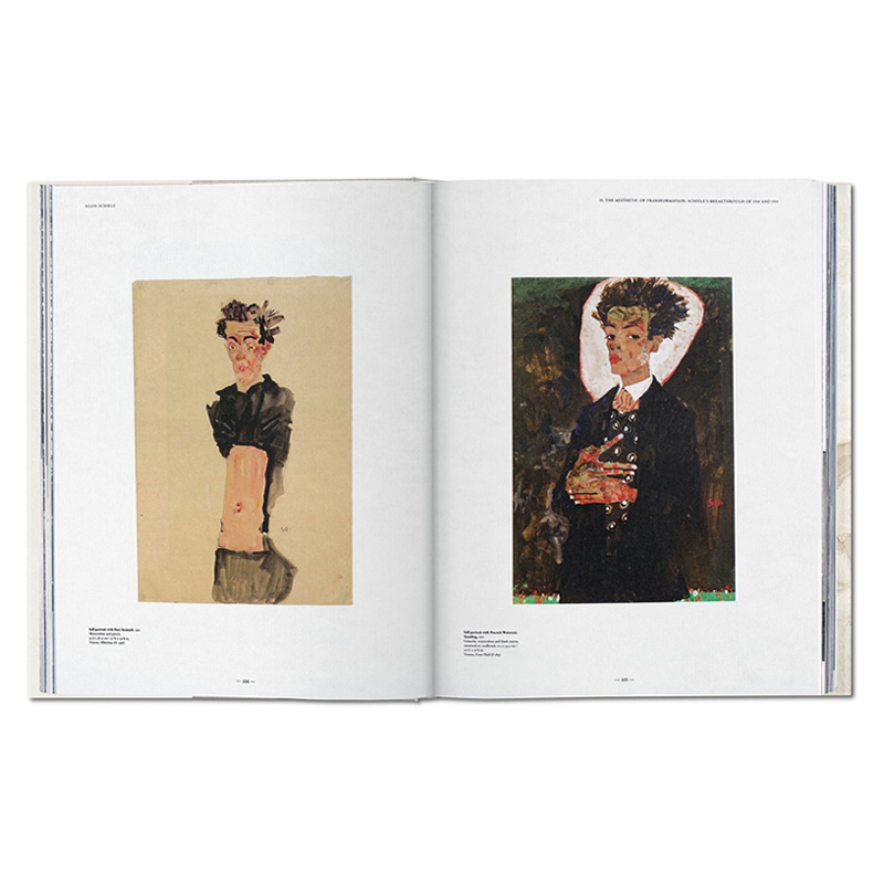 【现货】Egon Schiele: Complete Paintings 埃贡·席勒：完整画作1908-1918绘画艺术作品画集大开本原版书[TASCHEN]包邮 - 图1