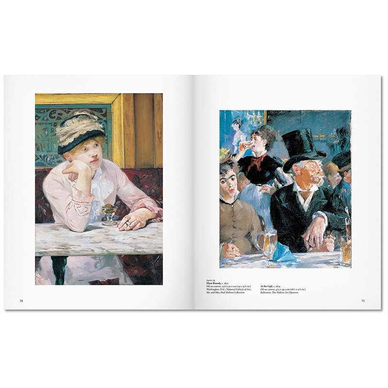 【现货】TASCHEN MANET[基础艺术]爱德华·马奈印象主义绘画艺术书籍画集画册进口原版图书-图3