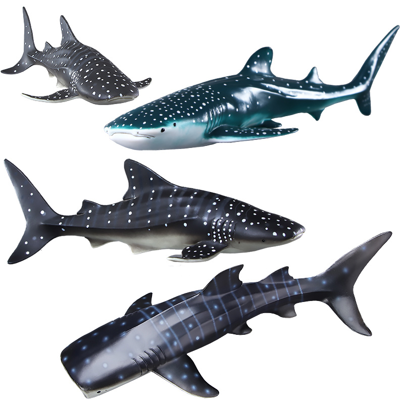 仿真海洋生物模型软胶鲸鲨玩具海底世界豆腐鲨鱼儿童科教认知礼物 - 图3
