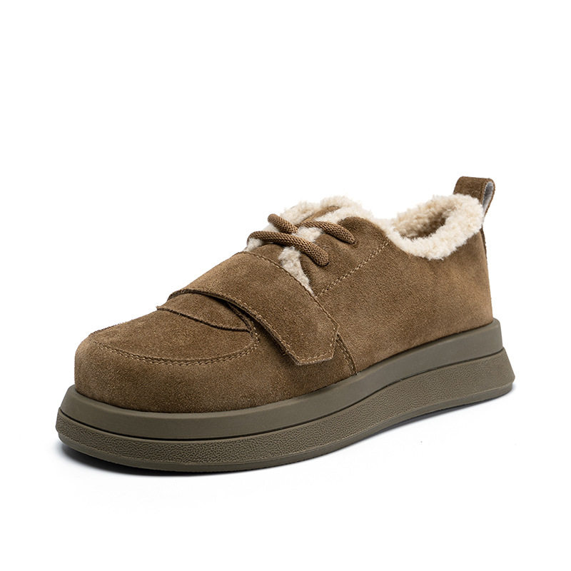 ZHR雪地靴女2023冬季新款毛毛鞋女棉鞋加绒保暖乐福鞋加厚款,淘宝优惠券,粉丝福利购,淘宝优惠卷