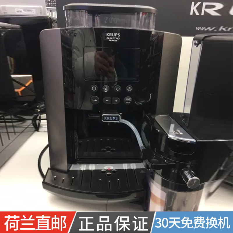 进口克鲁伯krups EA819E全自动咖啡机家用研磨小型奶泡一体机 - 图0