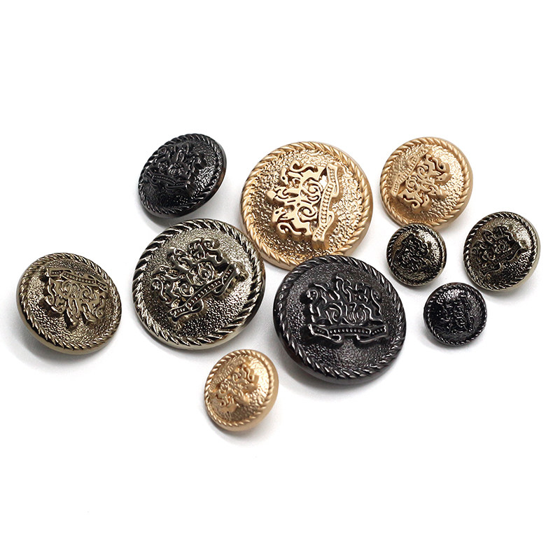 金色纽扣扣子高档金属女大衣风衣毛衣外套西装百搭时尚圆形装饰扣,淘宝优惠券,粉丝福利购,淘宝优惠卷