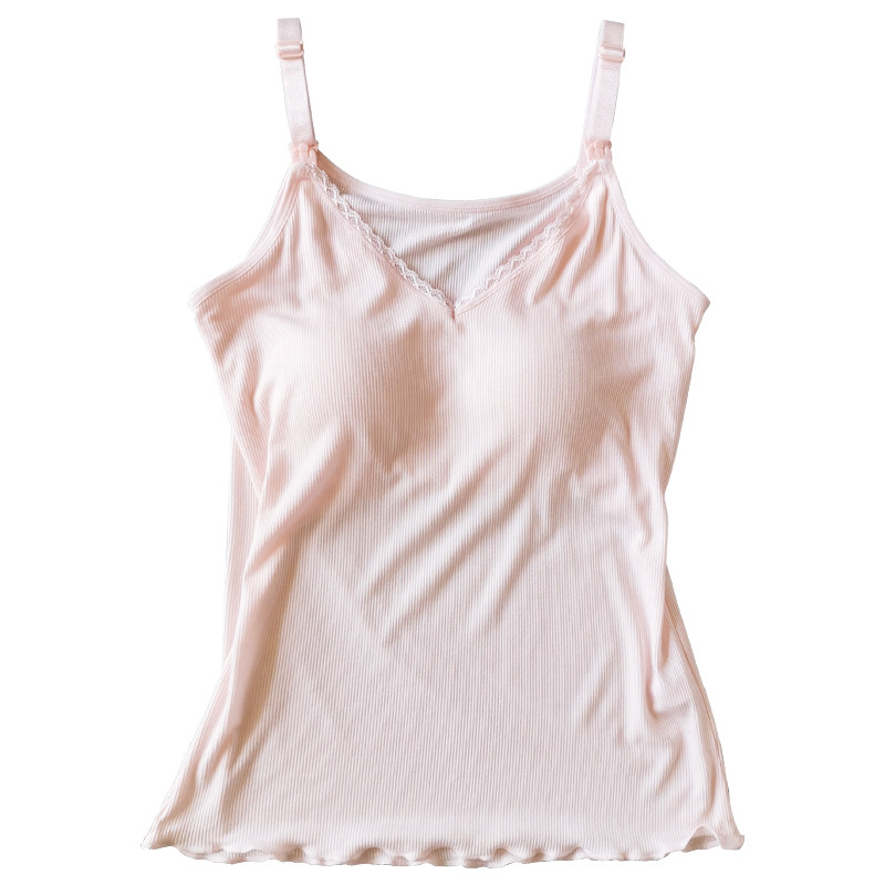 哺乳吊带纯棉夜间喂奶冬季免穿文胸 缇安莉母婴哺乳吊带