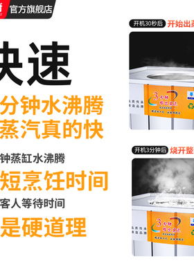 方厨蒸包炉商用燃气肠粉蒸炉