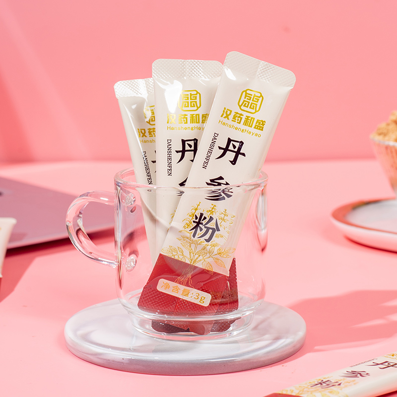 正品丹参粉纯粉山东丹参片超细粉冲饮3克*30袋独立包装官方旗舰店 - 图1