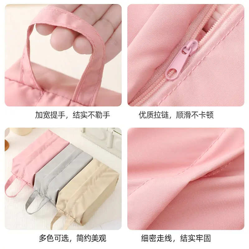 抢！9·9三个装旅行内衣内裤袜子收纳袋行李箱衣服分装整理手提包 - 图3