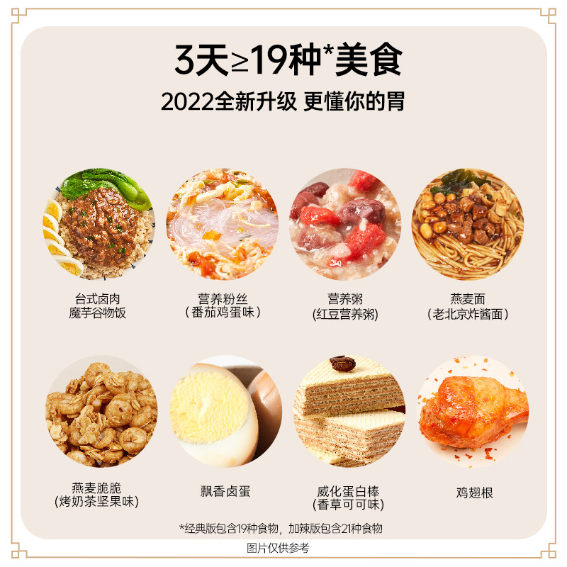 薄荷健康3日全餐代餐减低鸡胸肉肥 希萌食品营养（消化）饼干