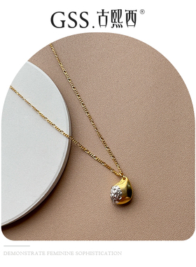 ins饰品古熙西银项链首饰流行