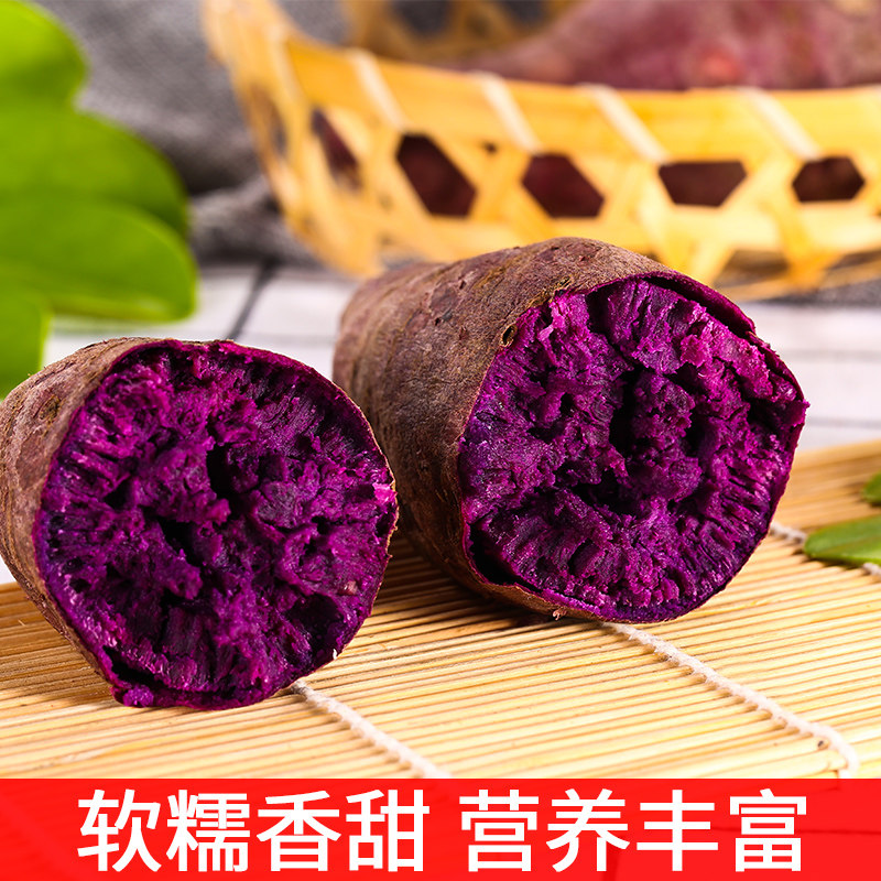 广东沙地紫罗兰新鲜现挖小个地瓜 鲜乐意番薯