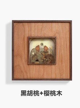 实木复古画框装裱打印照片相片挂墙相框装饰裱画木框展览油画外框
