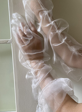Mi唐手作琉璃手套小众新娘婚礼