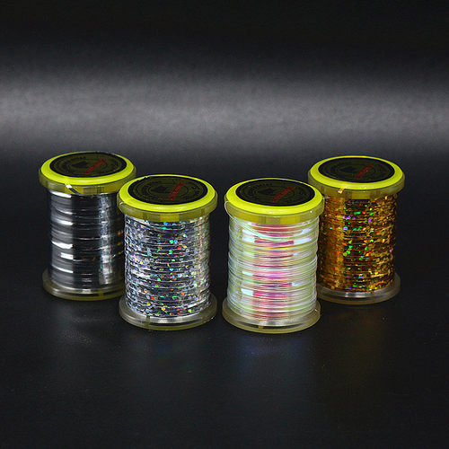 persuader推荐 飞蝇钓假饵制作材料 金属镀膜带线轴 Flat Tinsel - 图2