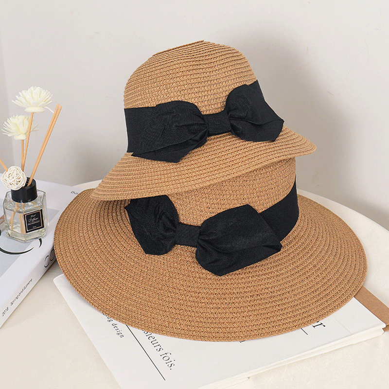 夏季防晒海边度假大沿沙滩明星草帽 欧式起义T恤