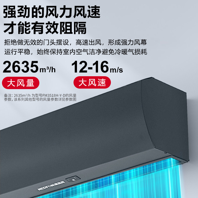 绿岛风离心式强力遥控风幕机门口商用餐饮店风帘机工业工厂空气幕,淘宝优惠券,粉丝福利购,淘宝优惠卷