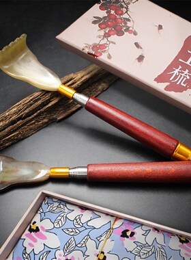 高端牛角不求人痒痒挠抓背神器全身背部老头乐耙子伸缩工具多功能