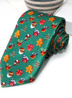 Christmas Tie Gift Christmas Element Tie圣诞元素领带
