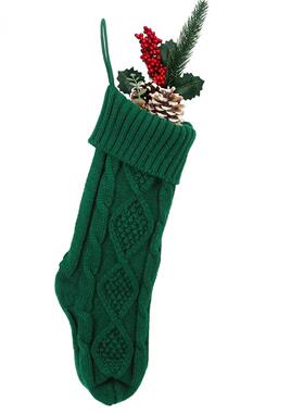 Christmas Sock Set Decoration Knitted Candy Bag圣诞糖果袜