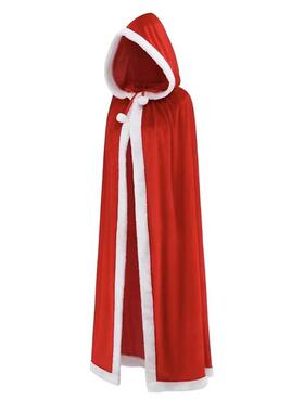 Christmas Cloak Adult Children's Hooded Cloak圣诞节披风