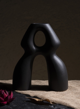 无形万象陶瓷摆件侘寂风