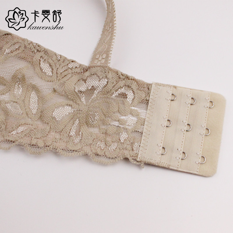 夏季超薄款无钢圈蕾丝聚拢海绵文胸 卡雯舒文胸