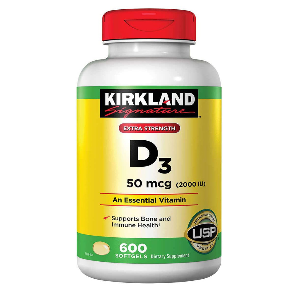 美国Kirkland柯克兰维生素D3维他命vd3液体软胶囊600粒促进钙吸收 - 图3