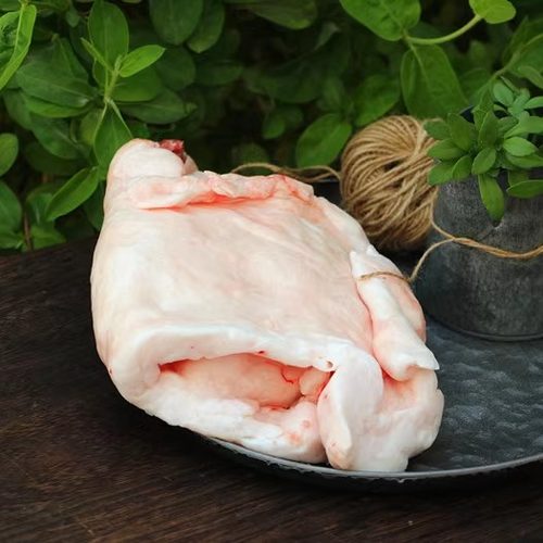 土猪板油 生猪油 新鲜猪板油 500g 新鲜猪油 农家土猪 - 图1